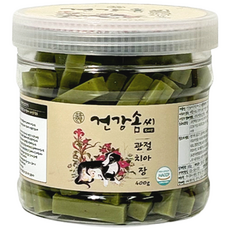 [똑똑한입] 기능성 반려견 간식 건강솜씨 (관절 치아 장) 400g, 1개, 관절 치아 장