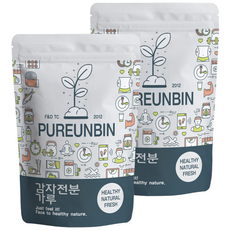 푸른빈 감자 전분 가루 분말, 2개, 1kg