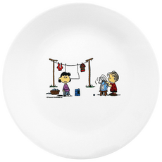 코렐 스누피 더홈 원형접시중, 중접시, 2개