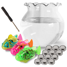 DING DONG PET 貓咪水族箱玩具組, Electric Fish DD-025, 混合顏色