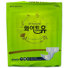 성인기저귀 팬티형 화이트유 골드 재접착테이프 특대형 10장1팩, 10매입, 1개, 남녀공용, 테이프형