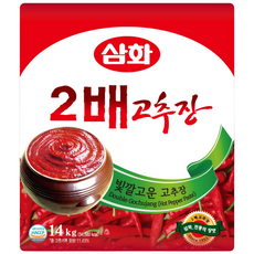삼화식품 2배 고추장, 14kg, 1개