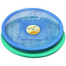 하모니 채반 원형 김장채반 플라스틱채반 소쿠리, 1개