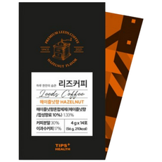 리즈커피 아메리카노 헤이즐넛 두가지 맛 다이어트 국내최초 효소 커피 방탄커피 콜레우스 포스콜리, 헤이즐넛 2박스, 14개입