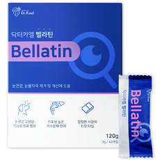 닥터카엘 벨라틴 강아지 영양제 고함량, 1팩, 눈물개선/눈건강, 40정