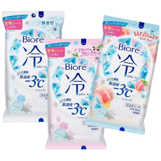 비오레 냉시트 20매 3개세트 비오레파우더시트 비오레쿨링시트 무향 복숭아향 피치향 플로랄향 바디시트 땀티슈