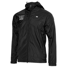 로켓그로스_25SS 험머 남성 H3 그래픽 로고 패커블 경량 바람막이 후드 자켓 블랙