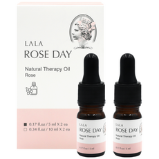 LALA ROSE DAY Rose Day第2代女性私密處香氛護理油 玫瑰款, 5ml, 2瓶