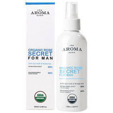 [남성 체취케어 미스트] 로즈시크릿 포맨 100ml / 탈취테스트완료 / 유기농 / 더아로마샵, 1개