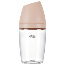 티지엠 트라이탄 쌀알 젖병, 코랄핑크, 1개, 240ml