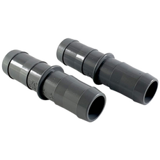 국산 플라스틱 호스연결 50A-50mm / 프라스틱 청고압호스 나선호스 우주 PVC PC, 1개