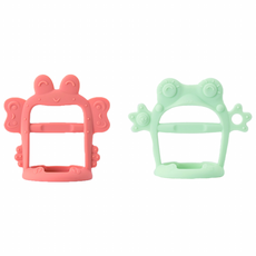 티지엠 꽃게 손목 치아발육기 + 케이스 + 개구리 손목 치아발육기, 꽃게(3개월~), 개구리(5개월~), 스노우오렌지(꽃게), 캔디민트(개구리)