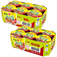 오뚜기 컵누들 짬뽕맛 컵 6개+마라탕 컵 6개, 12개