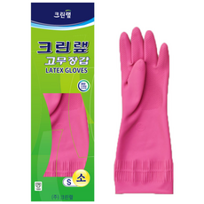 크린랲 고무장갑 S, 핑크, 소(S), 10개