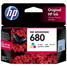 HP 정품 잉크 680 컬러 DeskJet F6V27AA HP4535 HP3835 HP4675 HP3635, HP정품_680컬러, 1개