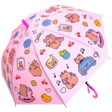 SSBB 카피바라 파스텔 장우산 귀여운