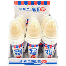 빙글빙글 돌아가는 아이스크림 모양캔디 24g 9개