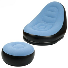 노마드레스트 에어빈백 1인용 에어소파 세트, 스카이