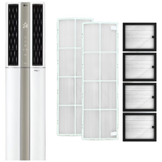 에어필텍 LG 휘센 3304 에어컨 필터 세트 신형 듀얼 스마트 스텐드형 호환, 1개, 초미세 플러스 필터 2P+초미세 미니 필터4P