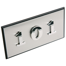 아이젠테크 메탈 현관문 도어사인 호수판 아파트 현관 호실판, 실버