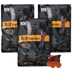 금흑 흑삼 무설탕 캔디 3봉/5봉, 3개