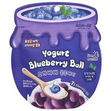 아가애 요거베베 블루베리 동결건조 요거트볼 [원산지:국산], 20g, 1개