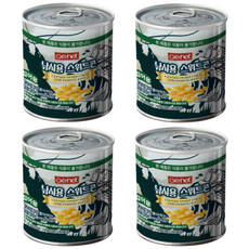 고네트 낚시용 스위트콘 미끼용 옥수수 민물 붕어 바다 떡밥 미끼, 4개, 280g