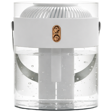 디프 초저소음 대용량 무드등 가습기 2.6L 이중분사 간편한 통세척, YG-0192, 화이트