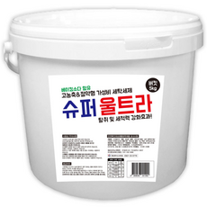 슈퍼울트라 가루세제 5kg 버킷형 강력세탁세제, 1개