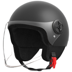 서브22 오토바이 스쿠터 메쉬 반모 헬멧, 매트블랙