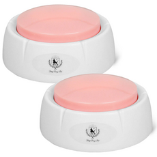 DING DONG PET 寵物訓練錄音零食鈴 2件組, 粉紅色, 粉紅色, 2個