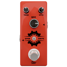 ISET 기타 이팩터 디스토션 오버드라이브 딜레이 코러스, 1개, PD-8