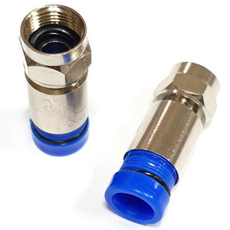 태화텔레콤 동축 5CFBT케이블 용 5C 고급형 압착 컨넥터 RG6 5C용, 1개