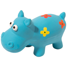 파스텔펫 반려동물 꽃하마 삑삑이 장난감, 블루, 1개