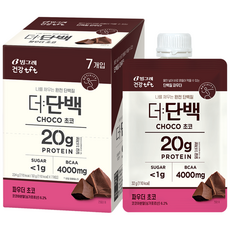 더단백 파우더 초코 1박스 구성 (7개입), 32g, 7개