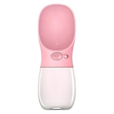 BELL BIRD 狗狗 單鍵式水瓶 350ml, 粉紅色, 1個