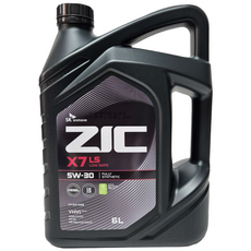 지크 X7 LS 5w30 6L 가솔린 디젤 SK 엔진오일 5w-30, 1개