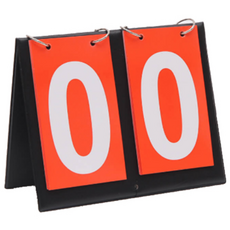 [메잌미] 다용도 접이식 경기 점수판 스코어판, 1세트, 레드2칸
