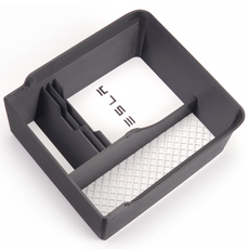 핏콘 테슬라 모델 Y 주니퍼 전용 콘솔 트레이, 2. 중앙, 2. 화이트_블랙