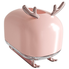 Steadial 麋鹿面紙盒, 粉紅色, 1個