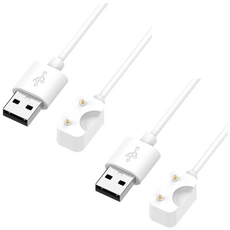 엔터콘 갤럭시핏3 충전 케이블 충전기, 3. USB A 화이트 + USB A 화이트