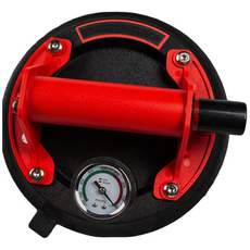 타일 압착기 흡착기 진공 에어펌프 유리압착 유리흡착 돌침대 이동 게이지형, 1개