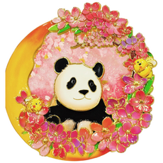 판다 봄의 향기 마그네틱 냉장고 자석 판다 푸공주 인테리어 소품