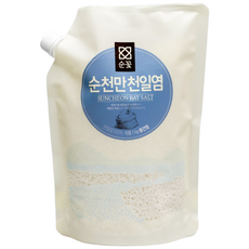 우수천일염인증 순꽃 순천만 천일염 중간염, 중간염 1kg x 1개, 1개, 1kg