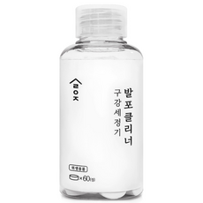 살림이지 구강세정기 청소용 발포 클리너 1.5g x 60정, 1개