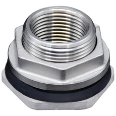 스텐 나사 탱크 피팅 15A~50A 탱크휘팅 물탱크 소켓 배관 자재 수도배관 부속 설비부품 SUS304, 1개