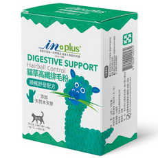 Inplus 貓用腸胃保健排毛粉 (1克x18包), 18個, 毛球 + 腸道健康