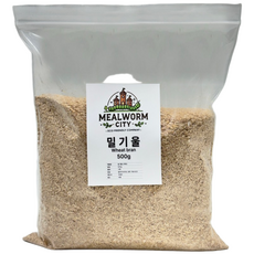 밀웜씨티_밀기울(소맥피) 500g(1개) 1kg(500g 2개), 2개