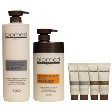 바이오메드 인크레더블 컨트롤 밸런스 코팅 샴푸 + 릴렉스업 LPP 실크 트리트먼트 세트, 1세트