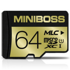 미니보스 블랙박스용 마이크로SD MLC 메모리카드, 64GB, 1개